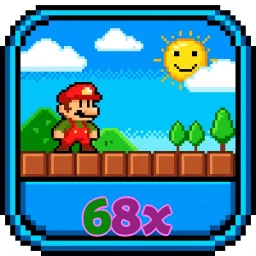 68x